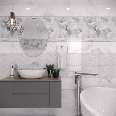 Плитка GRACIA CERAMICA облицовочная Celia white wall 02 250*600 - фото 23270