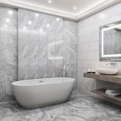 Плитка GRACIA CERAMICA облицовочная Ginevra grey wall 02 300*900 (1-й сорт) - фото 23536