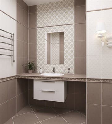 Плитка UNITILE облицовочная Винтаж кор верх 01 250*400 - фото 23889