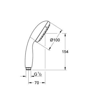 Душевой гарнитур GROHE Vitalio Start 27940000 - фото 24825