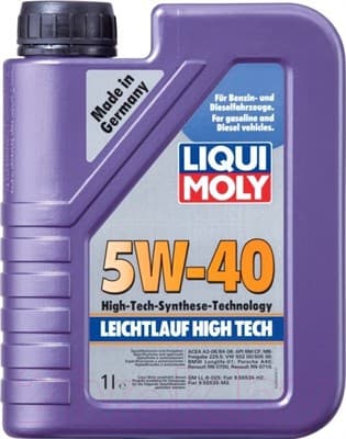 Масло моторное синтетическое LEICHTLAUF HIGH TEC SAE 5w-40 (1л) 2327 - фото 25268