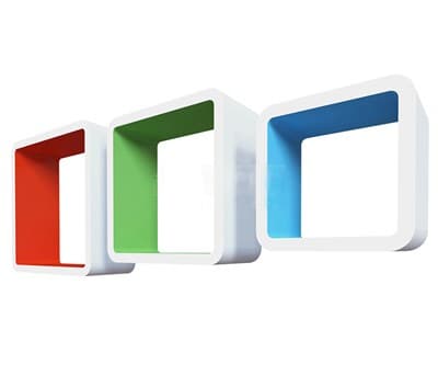 Полки QWERTY в комплекте Амстердам цвета в ассортименте 3-шт.72002 - фото 25689