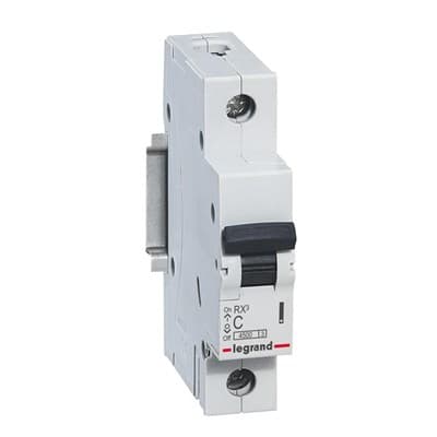 Автоматический выключатель LEGRAND RX3 1P 25A тип C 4,5kA 419666 - фото 30454