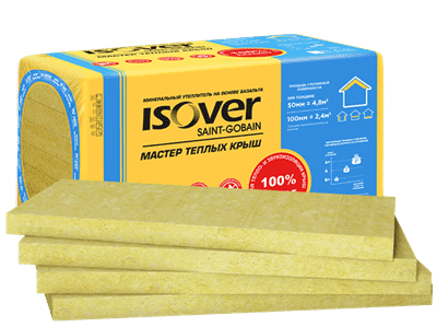 МинПлита ISOVER Warm Roofs Master- 50/600*1000 - фото 30711
