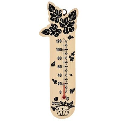 Термометр Банный веник 17,5*4 см для бани и сауны Банные штучки/10 18050 - фото 35426