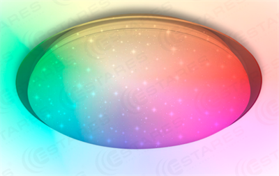 Светильник ESTARES управляемый светодиодный SATURN 60W RGB R-470-SHINY/WHITE-220-IP44 /2019 - фото 36750