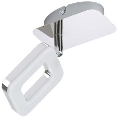 Спот BRILONER QUAD свет, мет-акрил, 1хLED/4W, 330lm/340ml 3000K, поворот, 120x100x165мм, 2710-018 - фото 37318