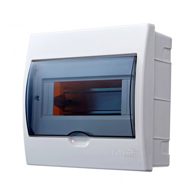 Бокс ЩРВ-П-8 для внутр. уст. 8-модульных устройств LX 731-1000-008 LUXRAY - фото 38704