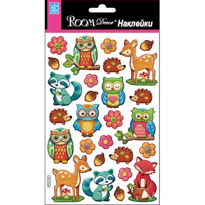 Элемент декоративный ROOM DECOR Лесные зверушки эф.дерево-мини PSA 4106 - фото 39141