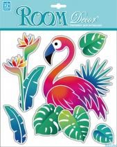 Элемент декоративный ROOM DECOR Фламинго в тропиках эффект чешуи RKA 4307 - фото 39155