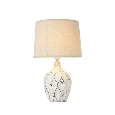 Светильник настольный ESCADA 10184/L E27*60W White/Cream - фото 40563