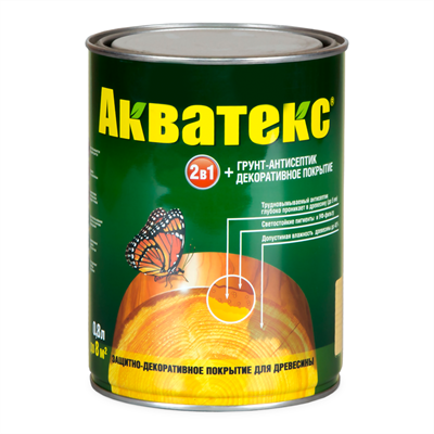 Средство РОГНЕДА АКВАТЕКС-ЭКСТРА защитно-декоративное калужница 0,8л - фото 43887