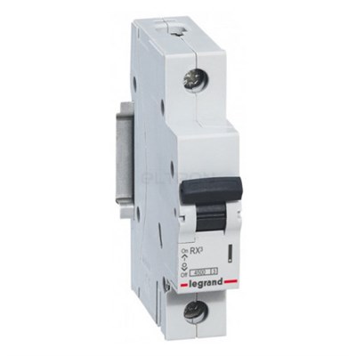 Автоматический выключатель LEGRAND RX3 4,5KA 63А 1П тип C 419670 - фото 44655