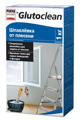 Шпатлевка PUFAS Glutoclean против плесени 1кг - фото 45291