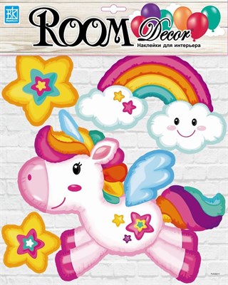 Элемент декоративный ROOM DECOR Сказочный единорожка PLA 3001 - фото 46101
