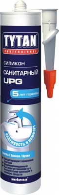 Герметик TYTAN силиконовый санитарный UPG белый 310мл - фото 46167