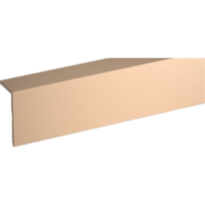 Угол GRACE ПВХ с тиснением Rico Moulding однотонный 20*20*2700 №119 (бежевый) - фото 46397