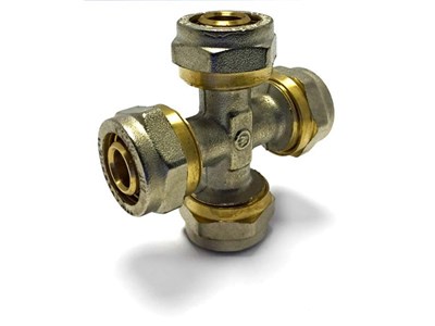 Крестовина 20*20*20*20 SANTEHPLAST (VALTEС) - фото 47555