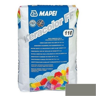 Затирка для швов MAPEI KERACOLOR FF 113 (2кг) темно-серый 5N11302A - фото 47872
