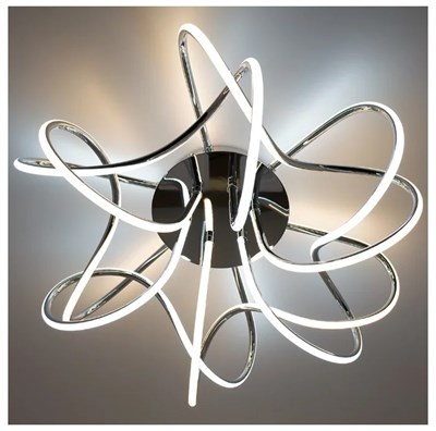 Светильник ESTARES светодиодный LIANA MUSE 80W R-600-WHITE/OPAL-220-IP20/4000К - фото 48637