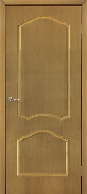 Полотно ОМИС дверное Каролина ПГ 900*2000*40 дуб натуральный тонированный - фото 50253