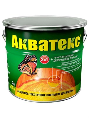 Средство РОГНЕДА АКВАТЕКС защитно-декоративное тик 3л - фото 50798