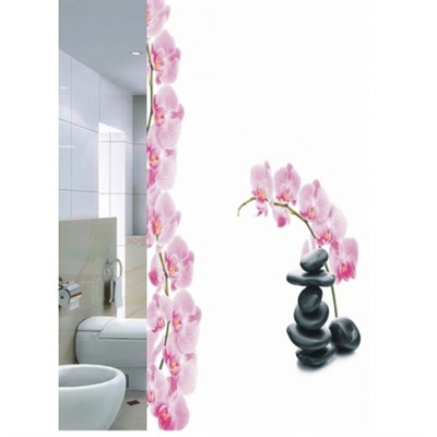 Штора для ванной PRIMANOVA Orchid 180*180 см (ткань полиэстер) DR-50027 - фото 51642