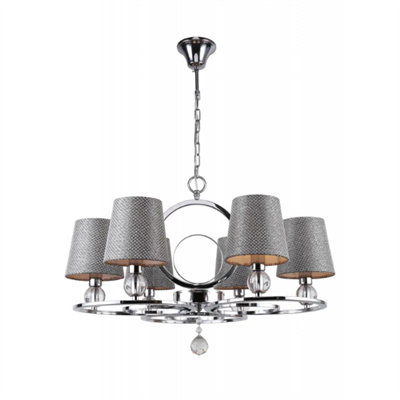 Светильник подвесной ESCADA 582/6 E14*40W Chrome/Grey - фото 52745