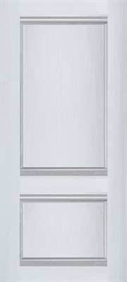Полотно ЛЕСКОМ дверное Экшпон Венеция ясень белый глухое 70 - фото 53360