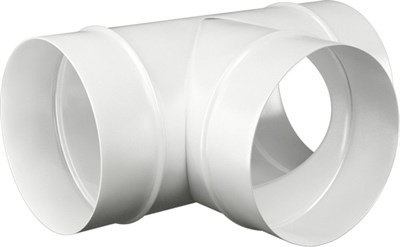 Тройник ЭРА T-образный стальной с покрытием полимерной эмалью D120 12ТМ - фото 55632