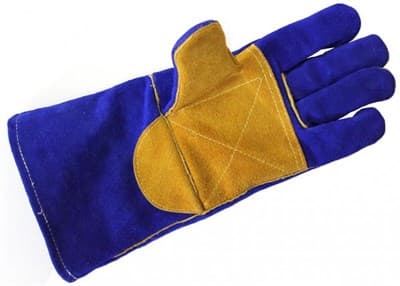 Перчатки Gis краги сварочные спилк., синий манжет, без подкл Welder - фото 5584