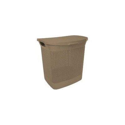 Корзина для белья AJUR 35л кофейный BQ4100КФ-3 - фото 56149