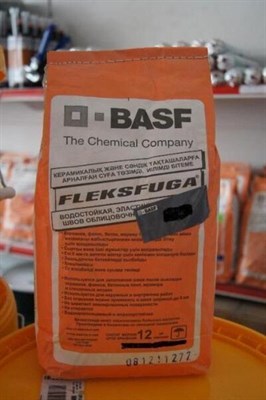Затирка FLEKSFUGA Basf светло-коричневый (Mittelbraun) 20кг - фото 58493