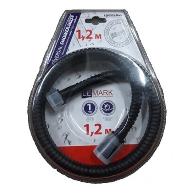 Шланг душевой LEMARK TURN-FREE 120см LE8022S-Black - фото 58867