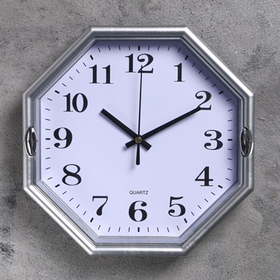 Часы настенные Классика Ленора восьмиугольник d=23см 831043 - фото 59109