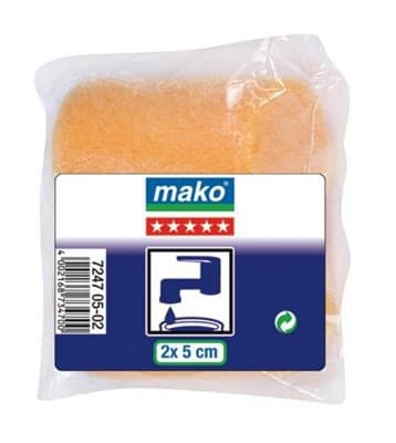Валик MAKO сменный пена-полиэстер флокированный 5см для рукоятки 6мм, 2 шт в пакете 724705-02 - фото 6069