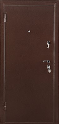 Дверь металлическая ПРИМА-2066/880/R Дуб коньяк/антик медь - фото 63012