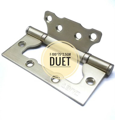 Петля универсальная накладная Бабочка мат. золото (латунь) DUET FF-100*75*2,5GM - фото 63054
