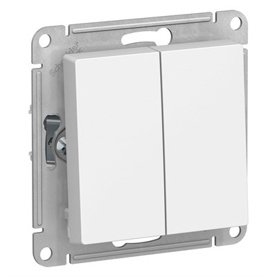 Переключатель WESSEN AtlasDesign 2-кл, сх6/2, 10АХ, механизм белый ATN000165 - фото 66812