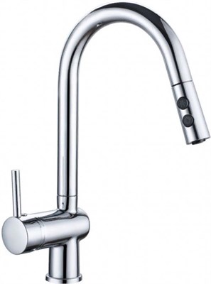 Смеситель GROSS AQUA для кухни с вытяжным изливом 3140609C Extra - фото 67044