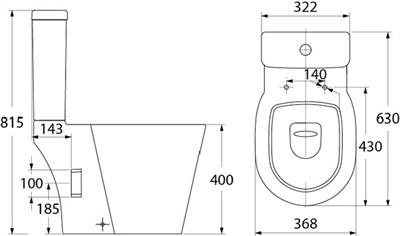 Унитаз-компакт IDDIS CALIPSO Rimless безободковый CALRDSEi24 - фото 67090