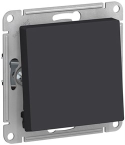 Переключатель WESSEN AtlasDesign 1-кл, сх6, 10АХ, механизм карбон ATN001061 - фото 68548