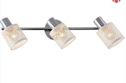Светильник настенный ESCADA 669/3P E14*60W Chrome/White - фото 68621