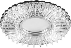 Светильник потолочный Feron встр.светод.подсв.15LED*2835 SMD4000K,MR16 50W G5.3 бел.хром CD900 28843 - фото 69110