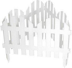 Забор PALISAD декоративный Романтика 28*300 см. белый 65020 - фото 70613