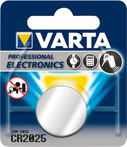 Батарейка VARTA 3V-CR2025 - фото 74320