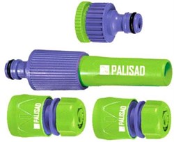Набор PALISAD для подключения шланга 3/4 (распылитель,3 адаптера к распылителю) 65179 - фото 77004
