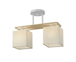 Светильник потолочный ESCADA 1117/2PL E27*60W Chrome/White - фото 78768