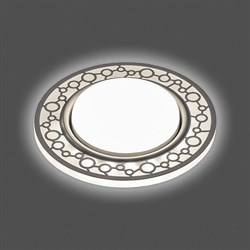 Светильник потолочный Feron встр.светод.подсв.20LED*2835 SMD 4000K 15W GX53 CD9902 белый без лампы - фото 78850