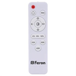 Светильник светодиодный FERON AL5950 86W Max. 5000Lm 3000K-6500K управляемый с пультом белый 41672 - фото 79924